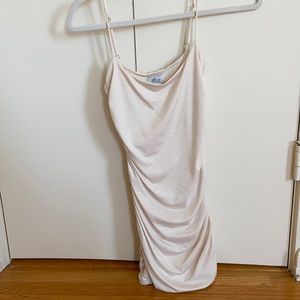 Sexy rushed mini dress